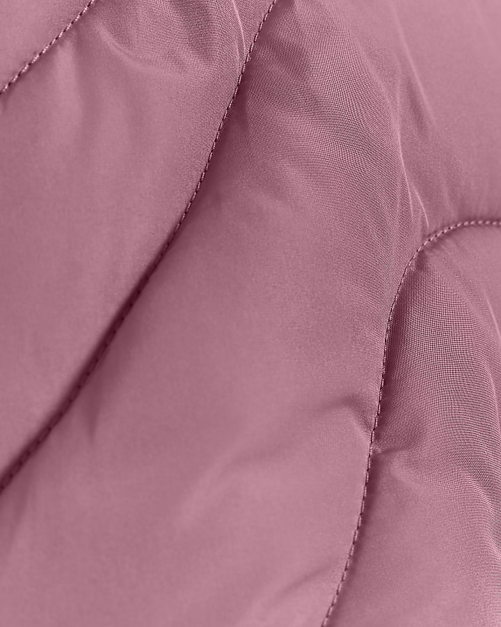 Mini Girls Pink WAVE Bomber Jacket
