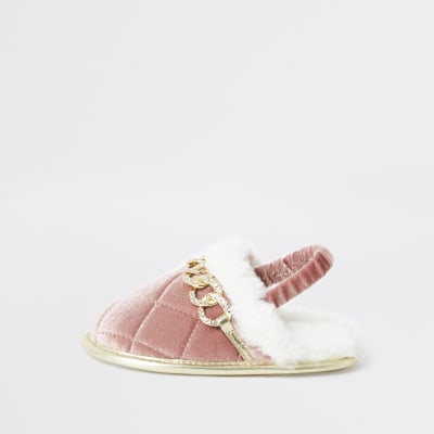 river island baby slippers