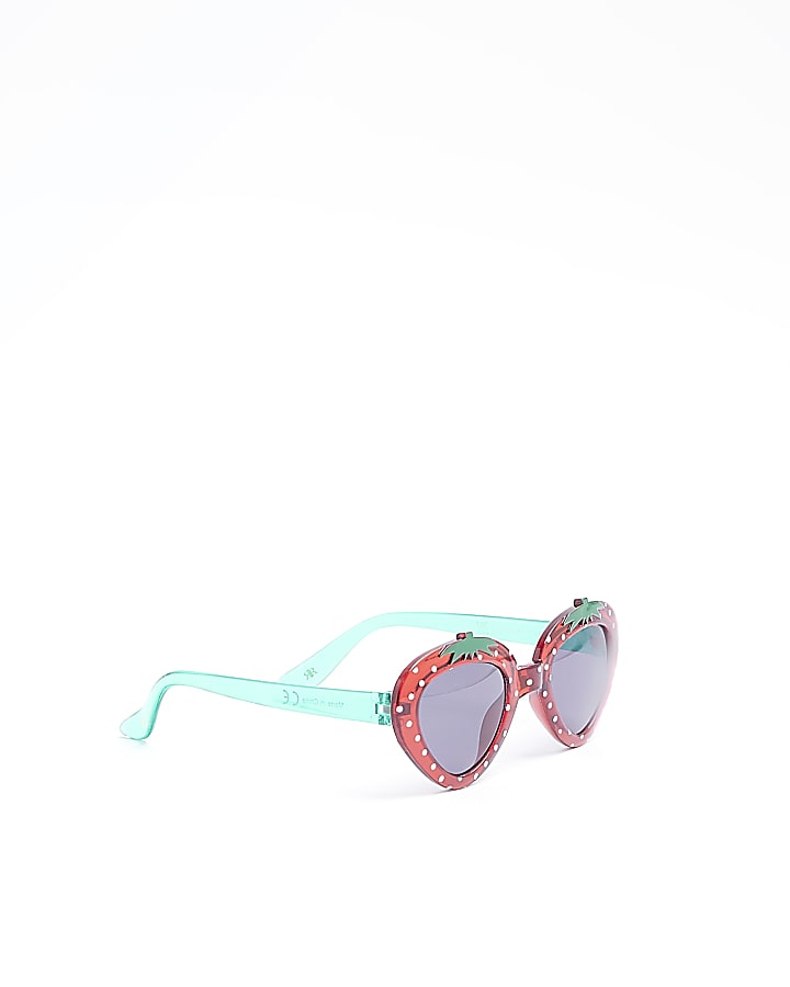 Mini Girls Red Strawberry Sunglasses