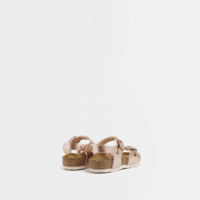 Kids rose cheap gold birkenstocks