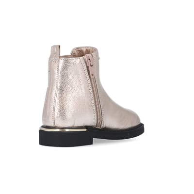 Rose gold boots for girls sale