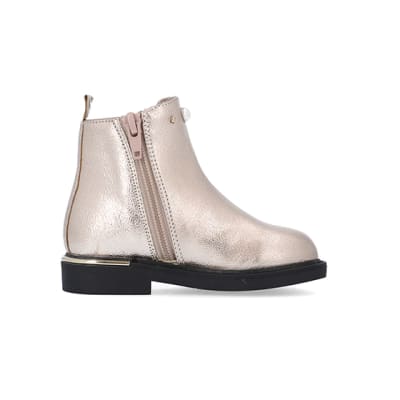 Rose gold girls store boots