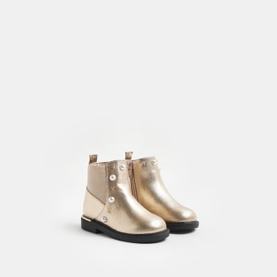 Rose gold hotsell boots toddler