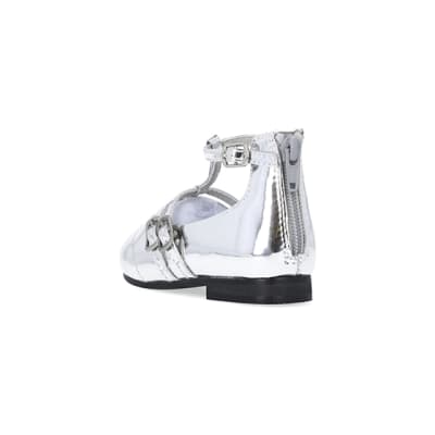 River island clearance silver shoes