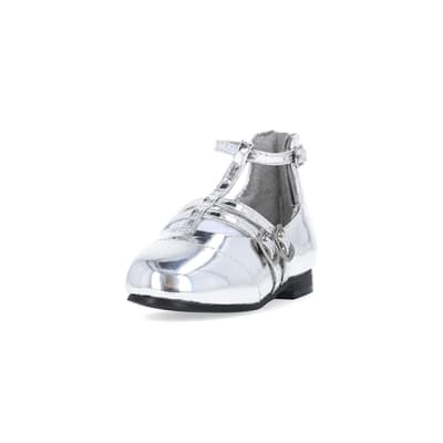 Silver shoes hot sale river island