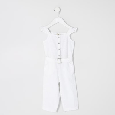 childrens white jumpsuit