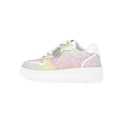 River island cheap glitter trainers