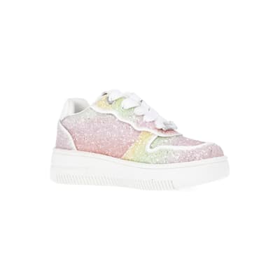 Rainbow trainers hot sale girls