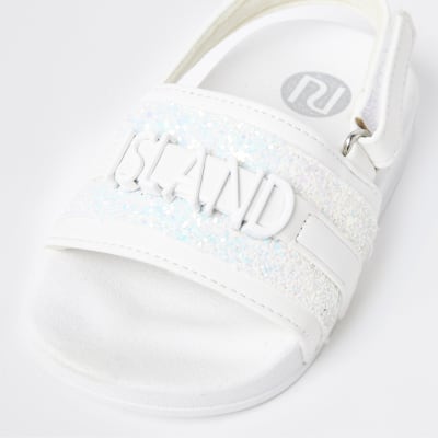 girls glitter sliders