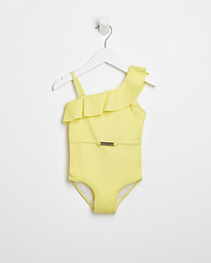 Mini girls Yellow frill Swimsuit
