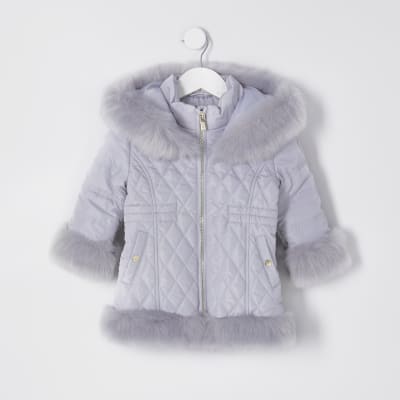 river island mini girls coats