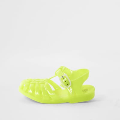 kids caged jelly shoes