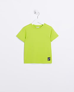 Mini Lime Green Short Sleeve T-shirt