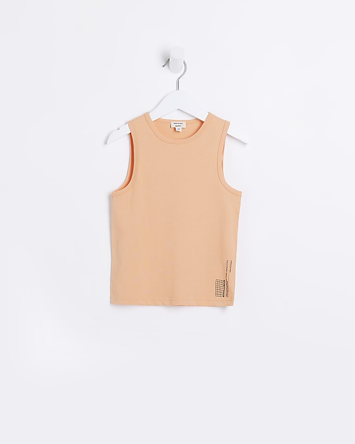 Mini Orange Vest Top