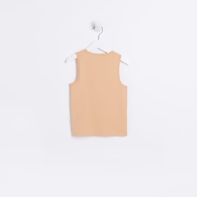 Mini Orange Vest Top