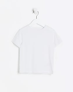Mini white short sleeve t-shirt