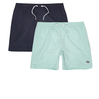 navy swim shorts