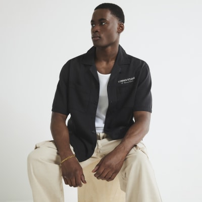 Navy Boxy Fit Luminis Studios Shirt