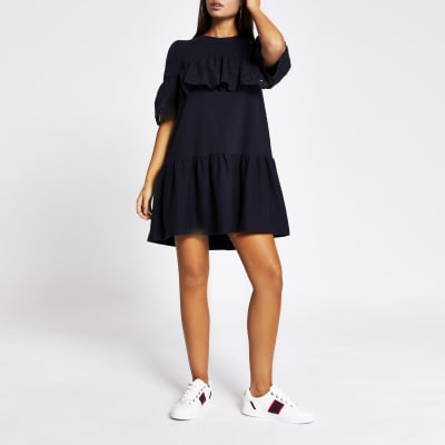 broderie shirt dress