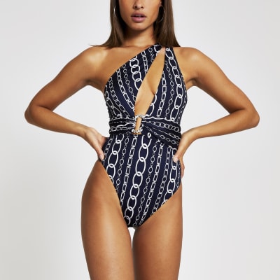 river island blue swimsuit