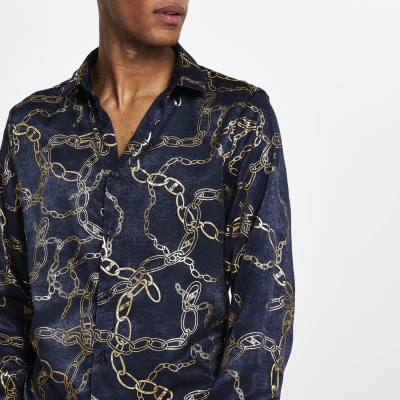 chain print shirt river island