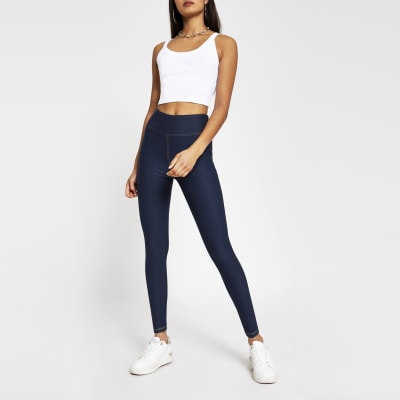 river island navy jeans