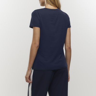 Navy graphic t-shirt