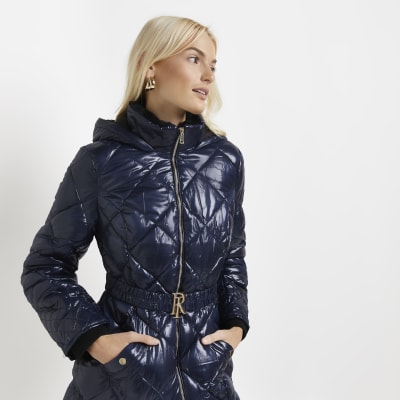 navy river island coat