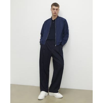 Navy Lightweight Bomber Jacket