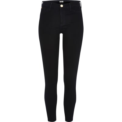 river island navy jeans