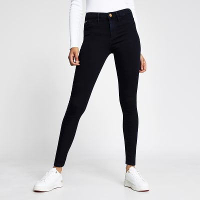 river island navy jeans