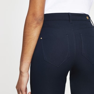 river island navy jeans