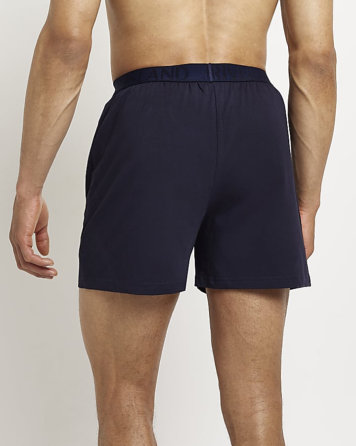 Navy multipack of 3 boxers