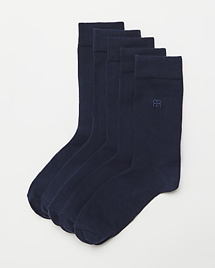 Navy multipack RI socks