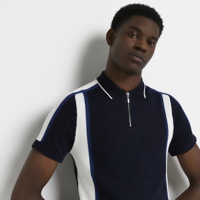 Men's Knitted Polo Shirts | River Island
