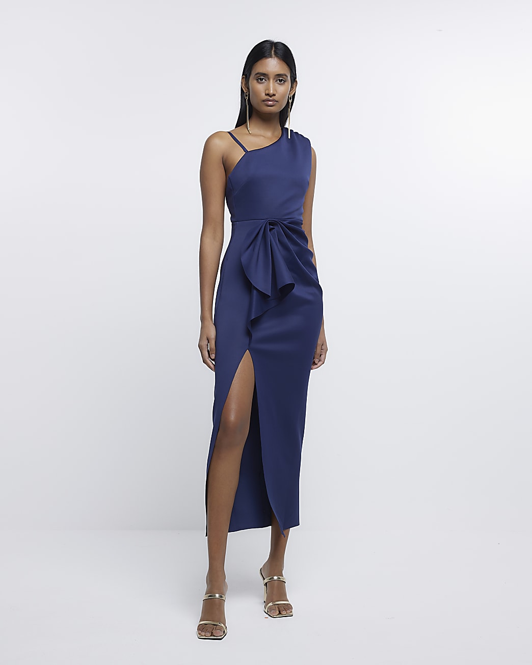 riverisland.com | One Shoulder Maxi Dress