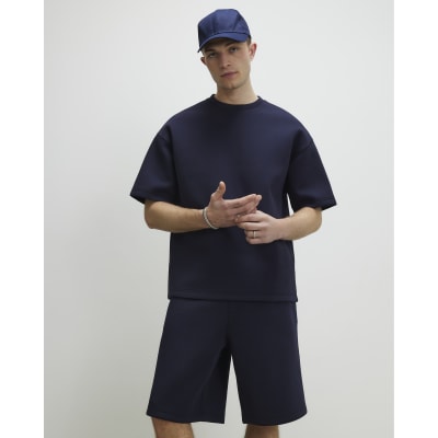Navy Premium Drawstring Bermuda Shorts