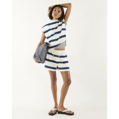Premium Stripe Pull On Shorts