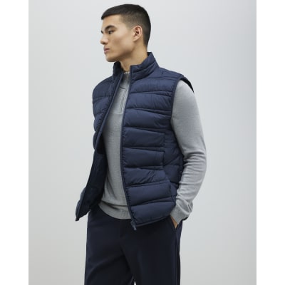 Navy Puffer Gilet