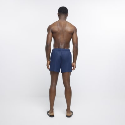 Navy regular fit multipack of 2 swim shorts