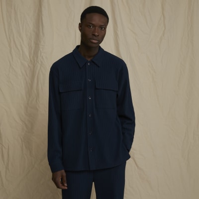 ribbed overshirt