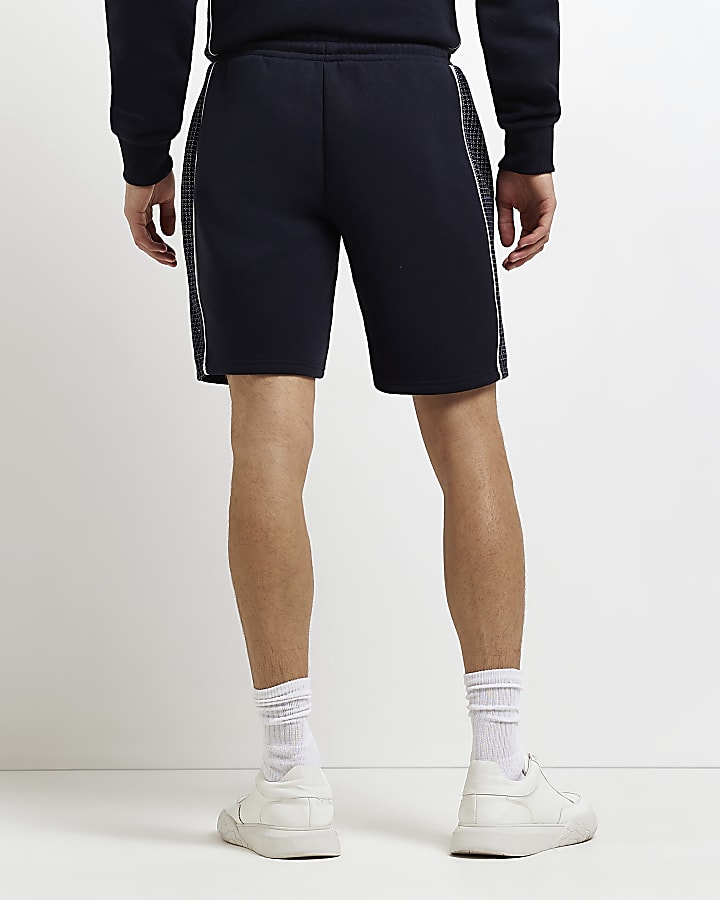Navy Slim fit shorts