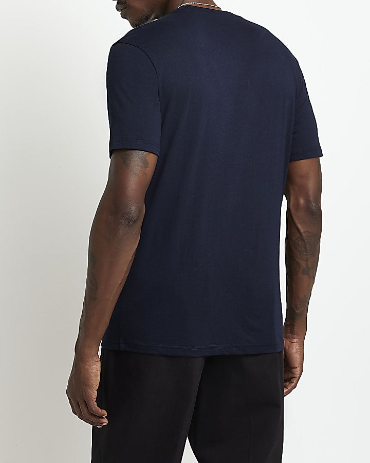 Navy Slim fit t-shirt