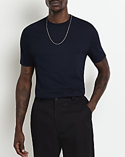 Navy Slim fit t-shirt