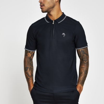 black polo shirt river island