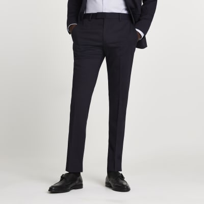 stretch skinny suit trousers