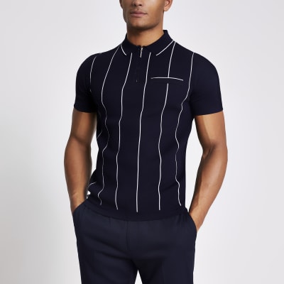 black polo shirt river island