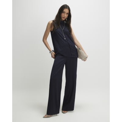 Navy Stripe Tunic Cami