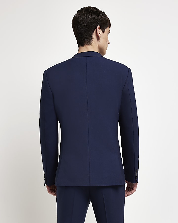 Navy Super Skinny fit Suit Jacket