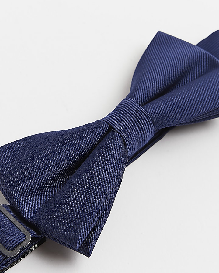 Navy Twill Bow Tie